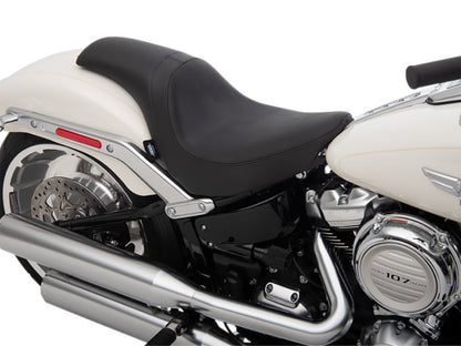 Predator Dual Seat - Smooth Black. Fits Fat Boy 2018up & Breakout 2023up