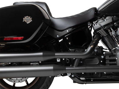 Performance Predator 2up Dual Seat with Black Double Diamond Lattice Stitch. Fits Sport Glide & Low Rider 2018up, Low Rider S 2020up & Low Rider ST 2022up