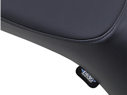 Predator 3 Dual Seat - Smooth Black. Fits Dyna 2006-2017