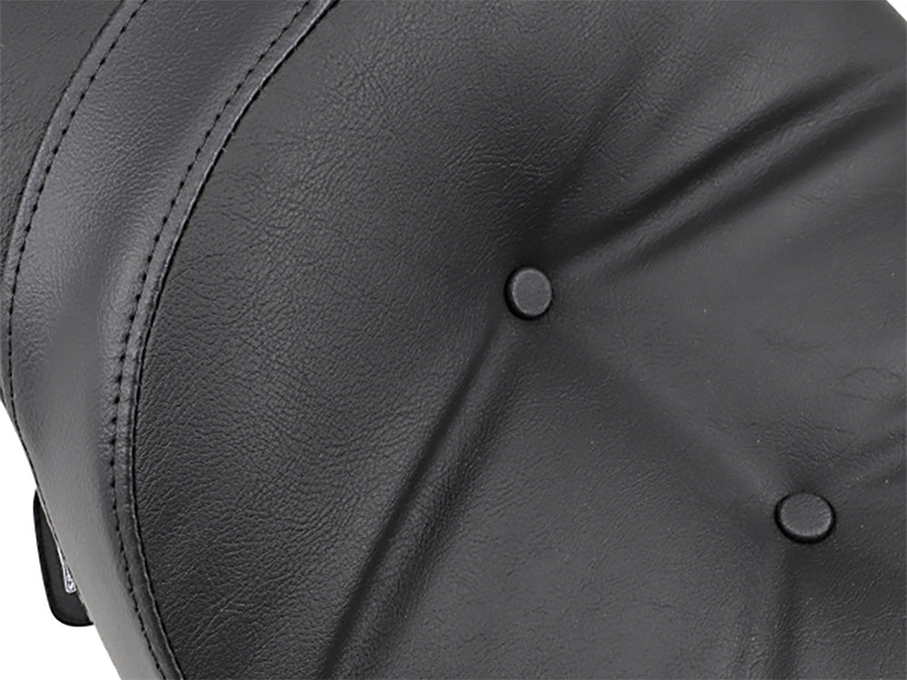 Low Profile Dual Touring Seat with Pillow Stitch. Fits Sportster 1982-2003