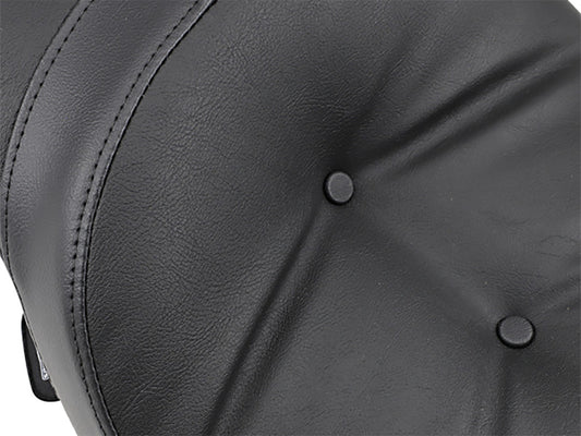 Low Profile Dual Touring Seat with Pillow Stitch. Fits Sportster 1982-2003