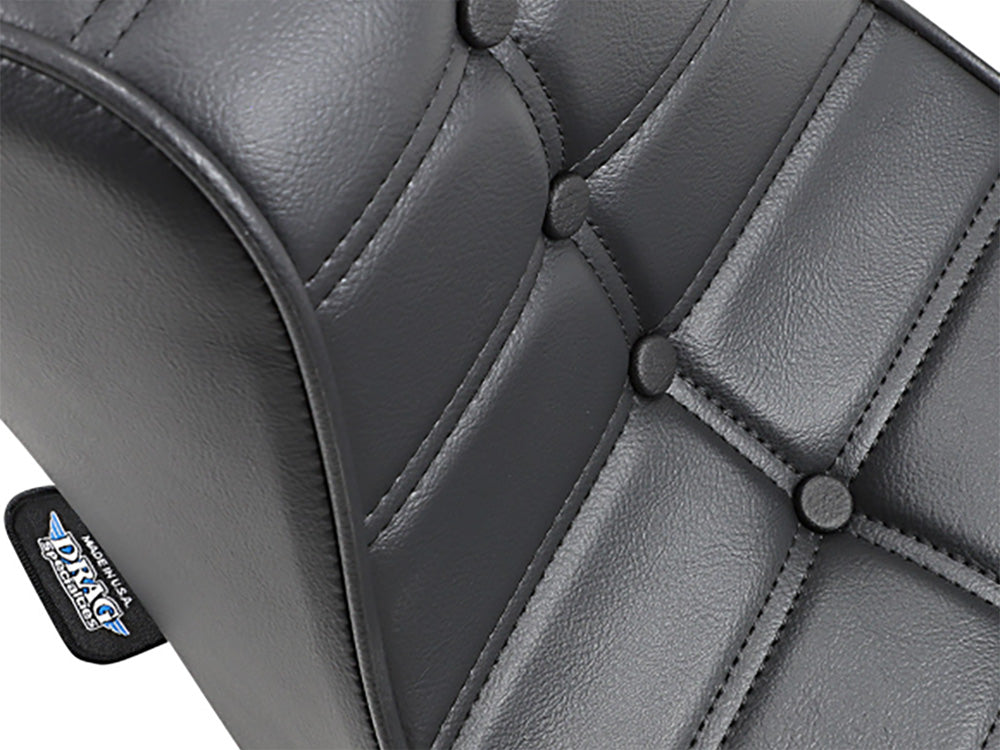 Mini King & Queen Dual Seat. Fits Big Twin 1964-1984