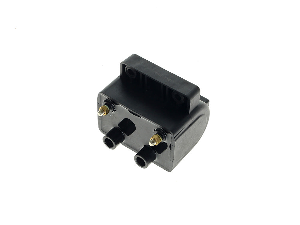Ignition Coil - Black. Fits Big Twin & Sportster 1980-1984 with Electronic Ignition