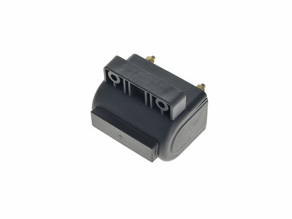 Ignition Coil - Black. Fits Big Twin & Sportster 1965-1998 with Points