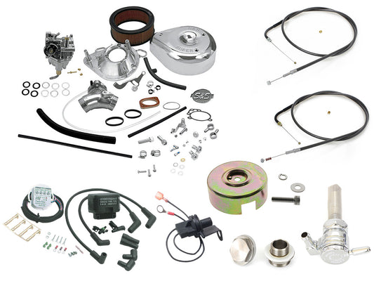 Magneti Marelli Fuel Injection to Carb Conversion Kit. Fits EFI Touring Models 1995-1998