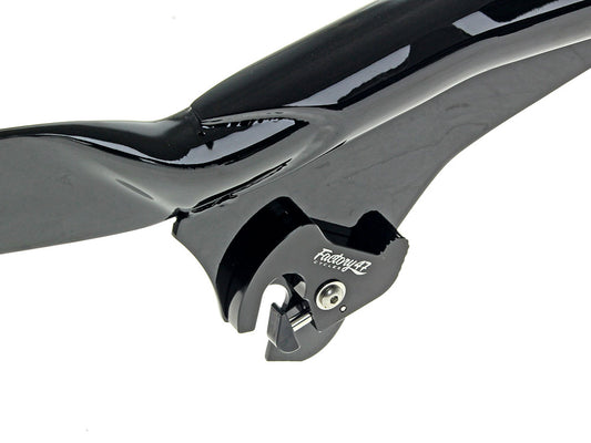 Apex Sissy Bar Backrest - Gloss Black. Fits Touring 2009up.