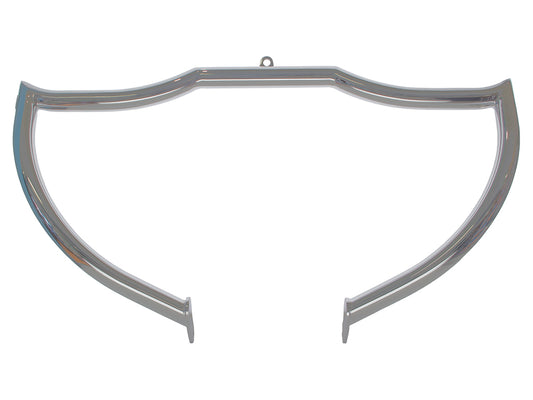 Shield Front Crashbar - Chrome. Fits Softail 2001-2017.