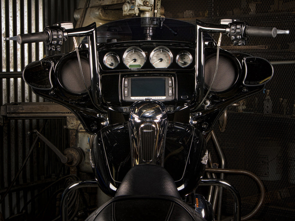 14in. x 1-1/2in. Assault Handlebar - Gloss Black. Fits Ultra Models 1996-2024 and Street Glide 1996-2023