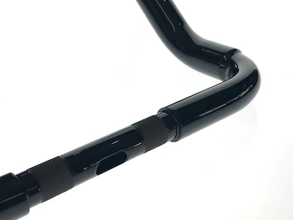 16in. x 1-1/2in. Assault Handlebar - Gloss Black. Fits Ultra Models 1996-2024 and Street Glide 1996-2023