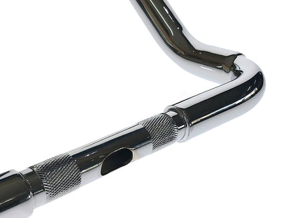 16in. x 1-1/2in. Assault Handlebar - Chrome. Fits Ultra Models 1996-2024 and Street Glide 1996-2023