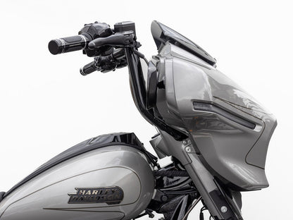 14in. x 1-1/2in. S Series Handlebar - Gloss Black. Fits CVO Street Glide 2023up & Street Glide 2024up
