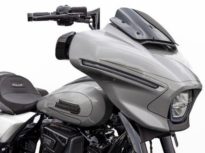 14in. x 1-1/2in. S Series Handlebar - Black Chrome. Fits CVO Street Glide 2023up & Street Glide 2024up