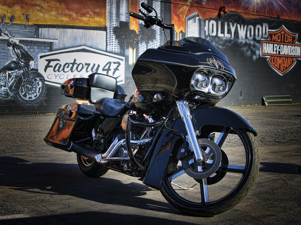 14in. x 1-1/2in. Classic 47 Malo Handlebar - Gloss Black.