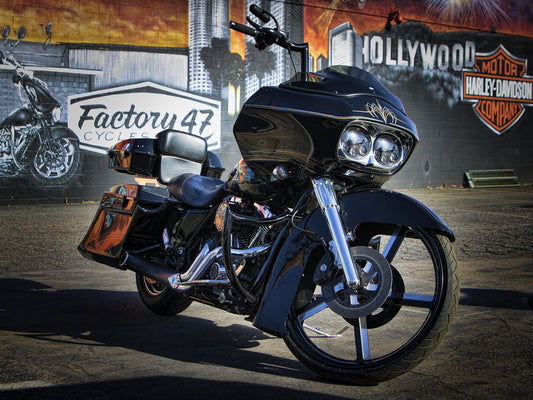 14in. x 1-1/2in. Classic 47 Malo Handlebar - Gloss Black.