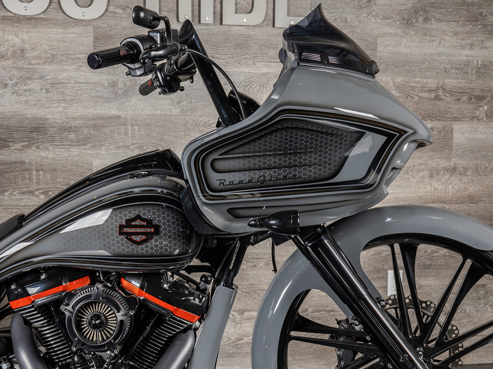 12in. x 1-1/2in. Signature Handlebar - Gloss Black. Fits Road Glide 2015-2023