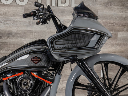 12in. x 1-1/2in. Signature Handlebar - Gloss Black. Fits Road Glide 2015-2023