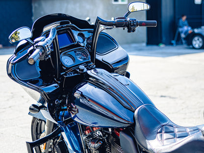 14in. x 1-1/2in. Signature Handlebar - Gloss Black. Fits Road Glide 2015-2023