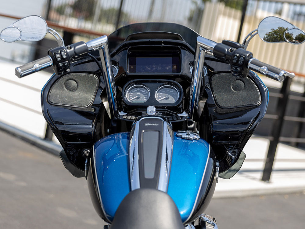 12in. x 1-1/2in. STR Miter Handlebar - Chrome. Fits Road Glide 2015-2023