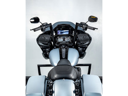 14in. x 1-1/2in. STR Miter Handlebar - Gloss Black. Fits Road Glide 2015-2023
