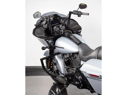 14in. x 1-1/2in. STR Miter Handlebar - Gloss Black. Fits Road Glide 2015-2023