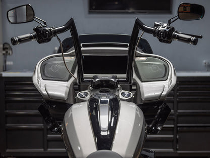 12in. x 1-1/2in. R Series Handlebar - Gloss Black. Fits CVO Road Glide 2023up & Road Glide 2024up