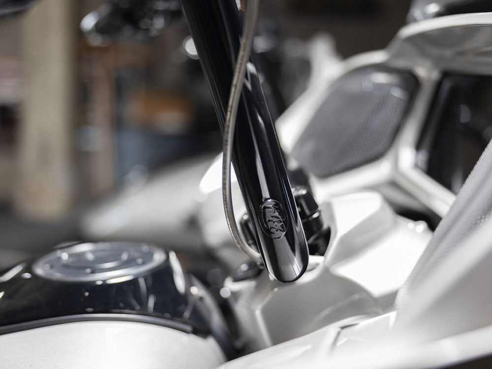 12in. x 1-1/2in. R Series Handlebar - Gloss Black. Fits CVO Road Glide 2023up & Road Glide 2024up