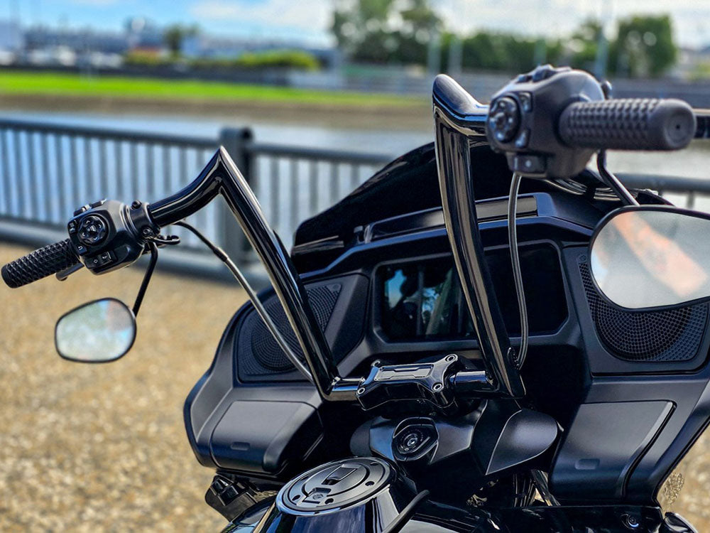 14in. x 1-1/2in. R Series Handlebar - Gloss Black. Fits CVO Road Glide 2023up & Road Glide 2024up