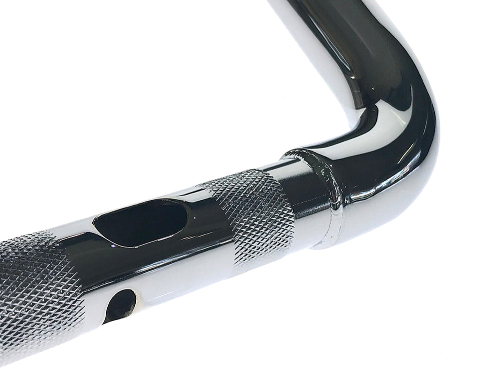 12in. x 1-1/2in. Legacy Rivera Handlebar - Chrome. Fits Fits Road Glide 2015-2023