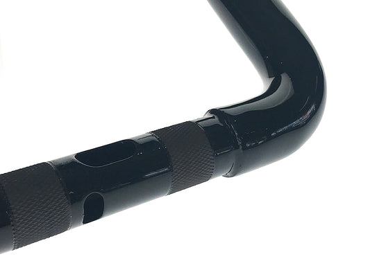 14in. x 1-1/2in. Legacy Rivera Handlebar - Gloss Black. Fits Road Glide 2015-2023