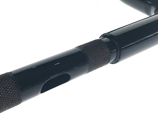 12in. x 1-1/2in. GT Pico Handlebar - Gloss Black. Fits Ultra Models 1996-2024 and Street Glide 1996-2023