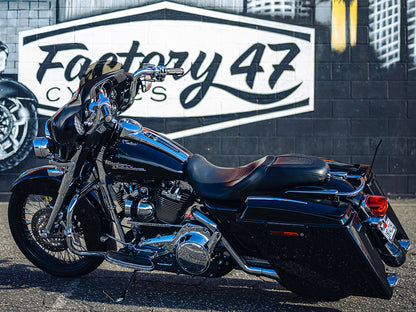 12in. x 1-1/2in. GT Pico Handlebar - Chrome. Fits Ultra Models 1996-2024 and Street Glide 1996-2023