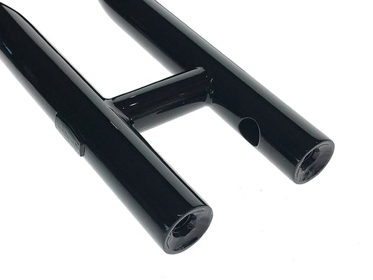 12in. x 1-1/4in. MX47 Straight T-Bar Handlebar - Gloss Black.