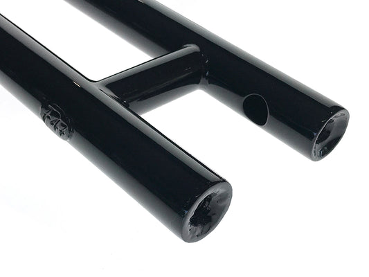 14in. x 1-1/4in. MX47 Straight T-Bar Handlebar - Gloss Black.