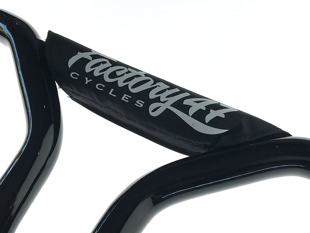 12in. x 1-1/4in. MX47 Pullback T-Bar Handlebar - Gloss Black.