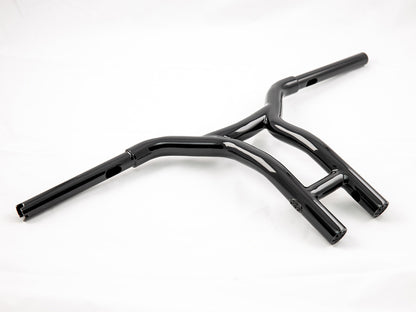 12in. x 1-1/4in. Cali Pullback T-Bar Handlebar - Gloss Black.