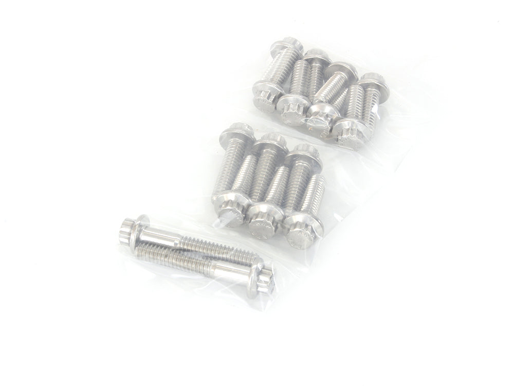 ARP 12 Point Primary & Transmission Fastener Show Bike Kit. Fits Touring 2017up.