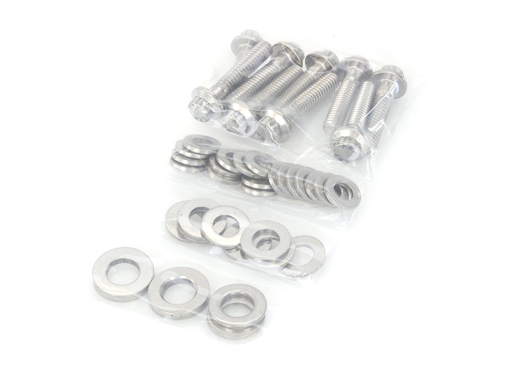 ARP 12 Point Primary & Transmission Fastener Show Bike Kit. Fits Touring 2017up.