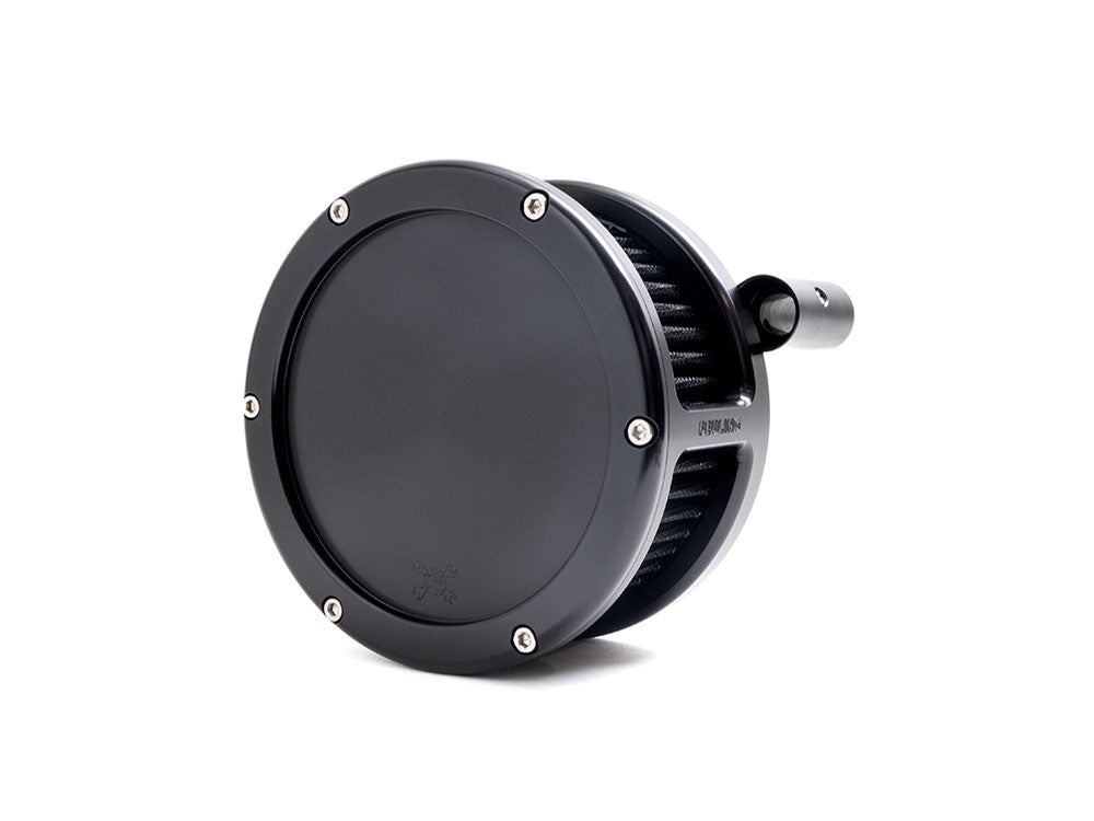 BA Air Cleaner Kit - Black with Solid Cover. Fits Touring 2008-2016, Softail 2016-2017, CVO Softail 2011-2017 & Dyna Low Rider S 2016-2017 with Throttle-by-Wire
