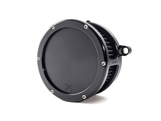 BA Air Cleaner Kit - Black with Solid Cover. Fits CVO Touring 2023up, Street Glide & Road Glide 2024up, Touring 2025up & Softail 2025up
