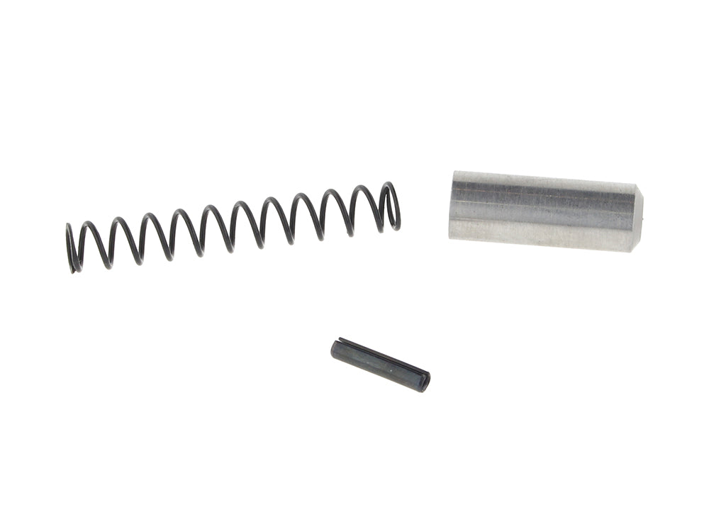 Camplate Pressure Relief Valve Plunger, Spring & Roll Pin. Fits Twin Cam 1999-2017.