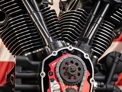 Lifter Block Cover Set - Black. Fits Milwaukee Eight 2017up