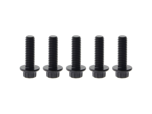 Front Disc Rotor Bolts - Black 12 Point ARP. 5/16in.-18 x 1.0in.. Fits Most HD models 1984up.
