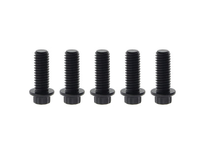 Rear Disc Rotor Bolts - Black 12 Point ARP. Fits H-D Big Twin 1997up & Sportster 1997-2021