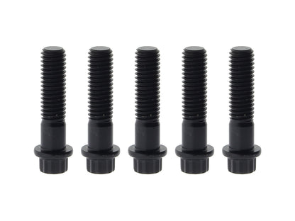 Rear Pulley Bolts - Black 12 Point ARP. 7/16in.-14 x 1.75in.