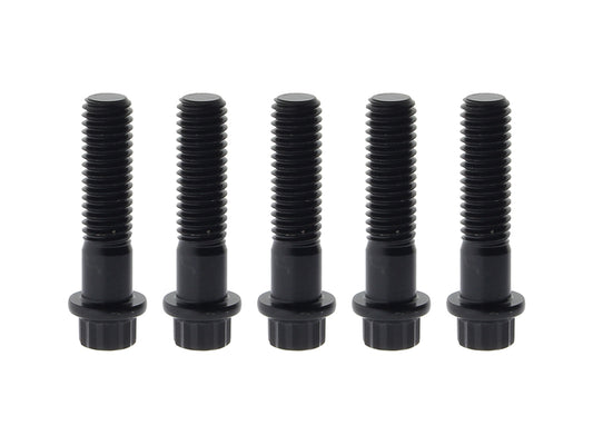 Rear Pulley Bolts - Black 12 Point ARP. 7/16in.-14 x 1.75in.