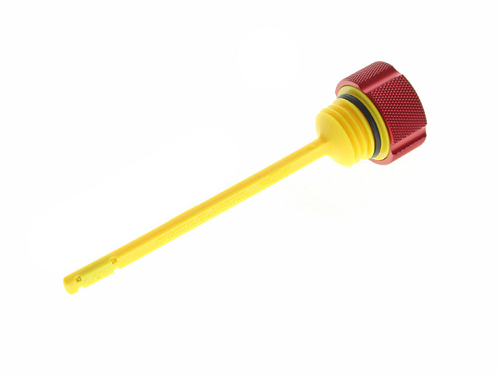 Magnetic Engine Oil Dipstick - Red. Fits Touring 2017up