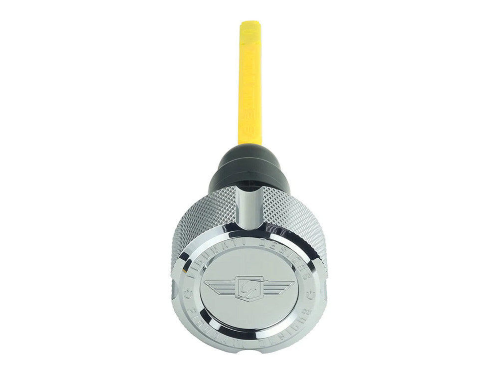 Magnetic Engine Oil Dipstick - Silver. Fits Touring 2007-2016