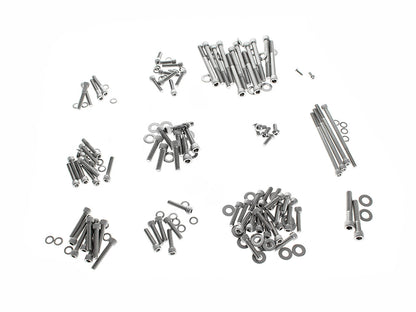Polished Allen Head Show Bike Kit - Stainless Steel. Fits Milwaukee-Eight 2017up