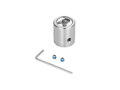 Heel-Toe Shifter Cover - Stainless with Masked Skull. Fits Touring 1982up & FL Softail 1986-2017