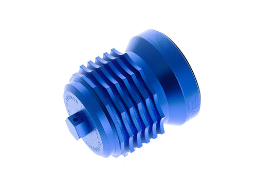 Magnetic Reusable Oil Filter - Blue. Fits Milwaukee Eight 2017up, Twin Cam 1999-2017, Evolution 1984-1999 & Sportster 1984-2021